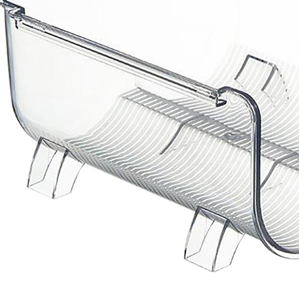 Vannflaskearrangør Transparent Stable Plassbesparende Vannflaske Oppbevaringsholder Stativ for Vakuumkopp 2 Rutenett