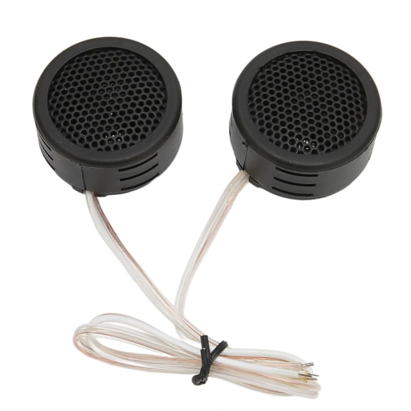 2 stk. bil-diskanthøjttalere 97dB 500W Dome interiør stereo audio højttaler med base til lydsystem