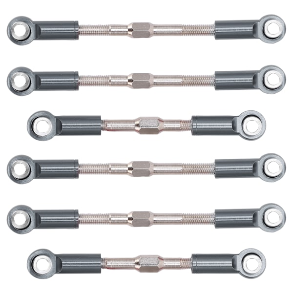 RC Metalltrekkstang Servo Lenke Linkages Tie Rod for WLtoys 144001 124018 124019 1/14 RC BilTitanium