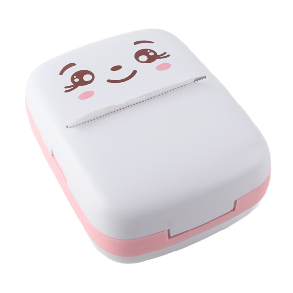 Mini Termisk Printer Blækfri Bluetooth Printer Håndholdt Trykmaskine til Etiket Foto Note Indbygget Batteri