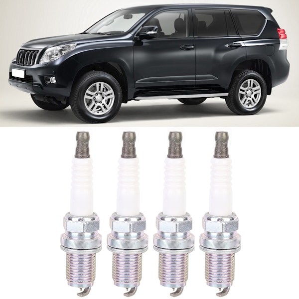4 st tändstift för bilmotor IFR5J11 passar till Toyota Land Cruiser 2008-2011