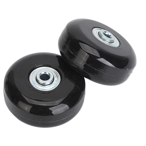2 stk. bagagekuffert udskiftningshjul universelle gummi drejehjul lejer reparationskits med installationsværktøj 56x24mm / 2.2x0.9in