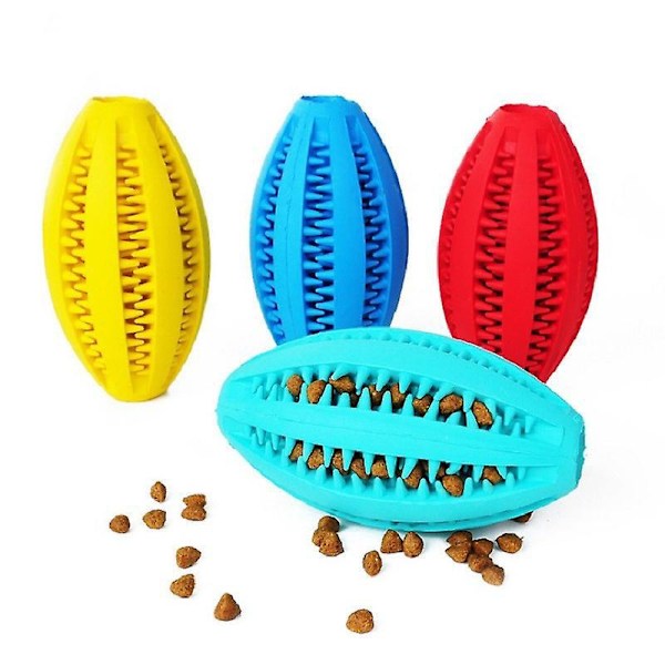 Naturligt gummi Denta Fun Rugby Mint 11,5 cm