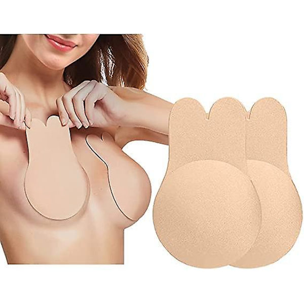 Usynlig Push Up Silikon Klistre BH - Stroppeløs, Gjenbrukbar, Sports BH for Kvinner (11cm)