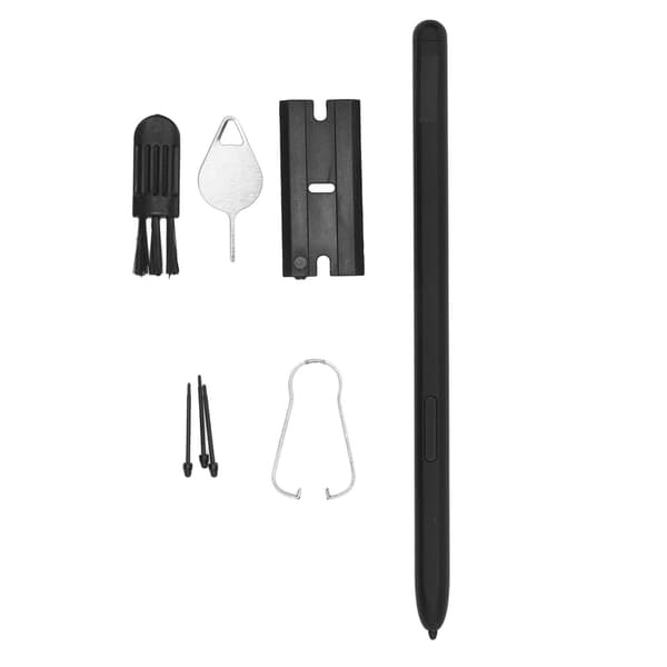 Foldbar Telefon Touch Pen Følsom Præcis Kontrol Foldbar Telefon Stylus Pen med 3 Spidser til Samsung Galaxy Z Fold 4 Sort
