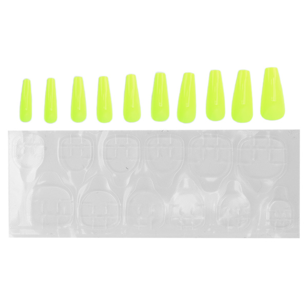 10 stk Pure Color Full Cover Falske Nail Kvinder Piger Elegant Moderigtigt Fake Nail Tip Manicure ToolN5354-01