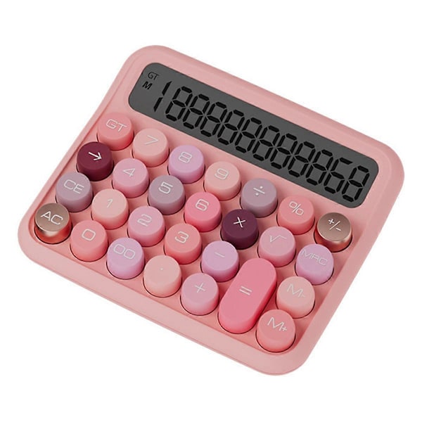 Mekanisk kalkulator 12 siffer med 5-tommers LCD-skjerm, store knapper