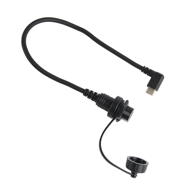 Infälld panelmontering förlängningskabel vinkel Typ C hane till hona instrumentpanelmontering kabel för bil båt vinkel