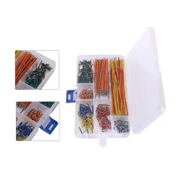 560 stk. Jumper Wire U-formet farve Breadboard-linjer printplade-pin-udvidelsestilbehør