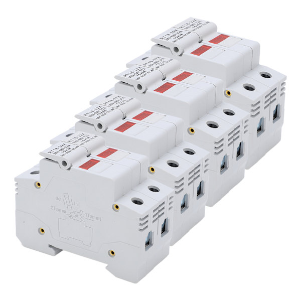 RT18‑32X Miniature-skinnemonteret sikringsholderbase med LED-indikator Elektrisk tilbehør 32A 500‑690V2P