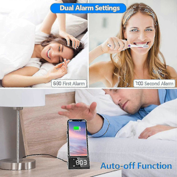 2025 Egnet Ur Bluetooth LED Telefonholder