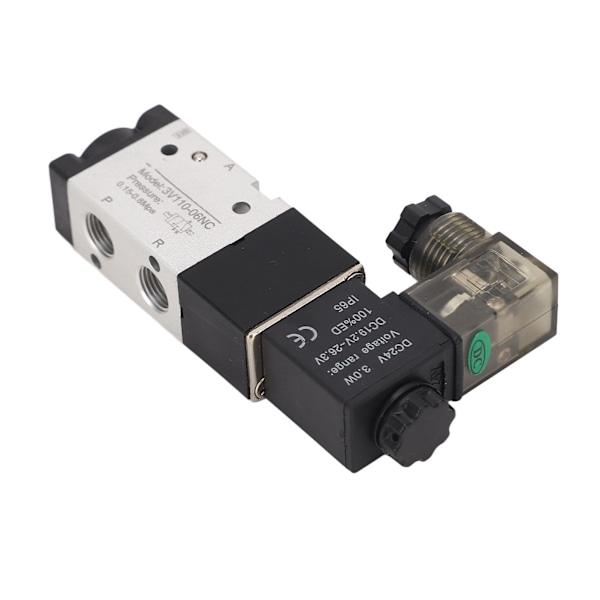 Pneumatisk magnetventil Elektrisk luftbrytare 1/8in NPT 2 Position 3 Väg DC 24V för styrning