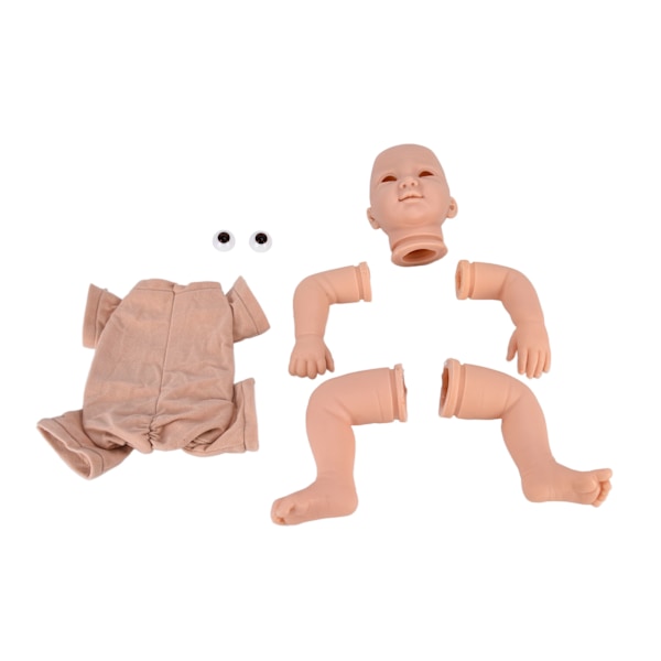 21 tums Reborn docka kit mjuk vinyl simulerad DIY omålad docka delar mögel tillbehör för barn