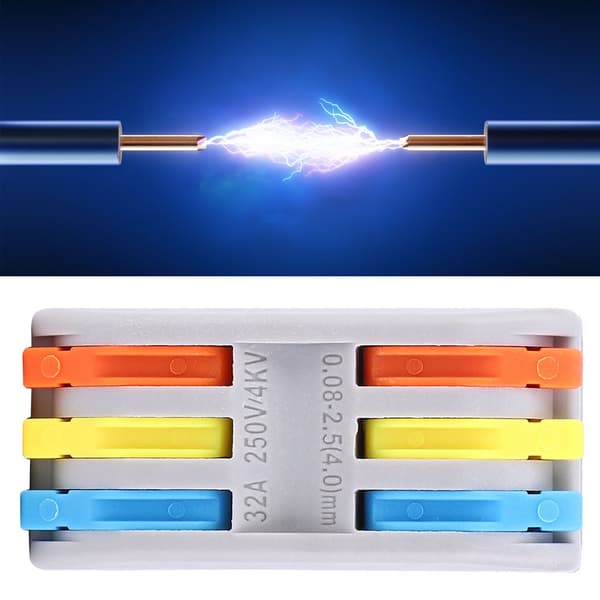 20 STK 11~28AWG PCT-2-3 Elektrisk Kabel Hurtig Ledningsforbindelse Leder Terminalblok