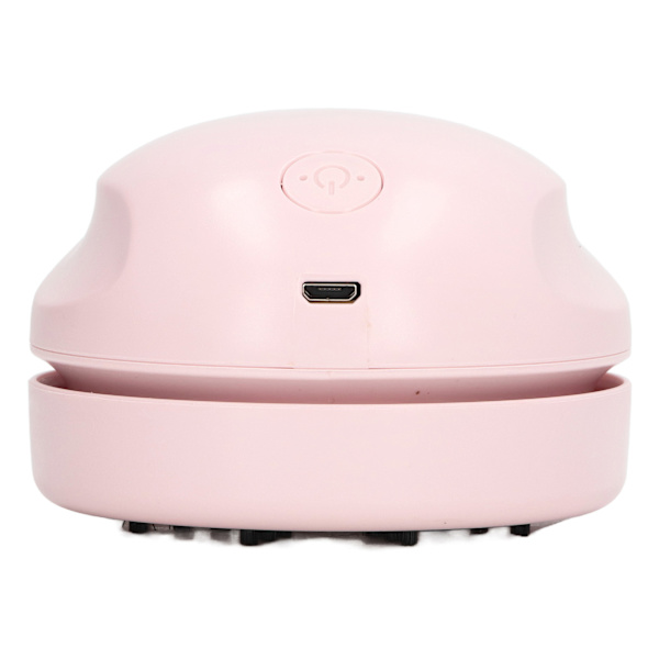 Pink bærbar mini håndholdt skrivebordsstøvsuger USB-opladning kontortastaturrenser