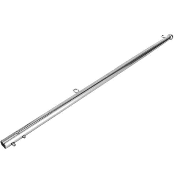 610MM 304 Rustfrit Stål Båd Flagstang Marine Yacht Rækværk Montering Flagstangsholder