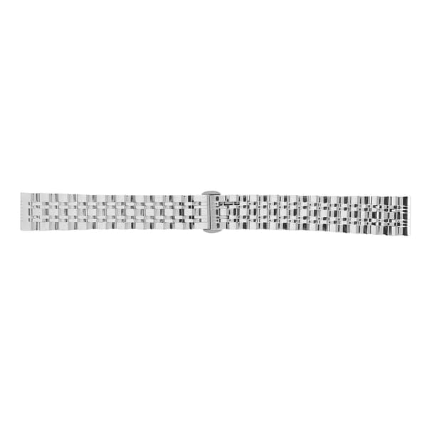 Profesjonell klokkerem i rustfritt stål, justerbar lengde, klokkebåndtilbehør 18 mm / 0,71 tommer