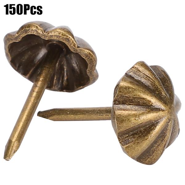 150 stk. møbelpolstringssøm Retro Glansmønster Sofa Dekoration DIY Tøj Tilbehør Jern 11MM