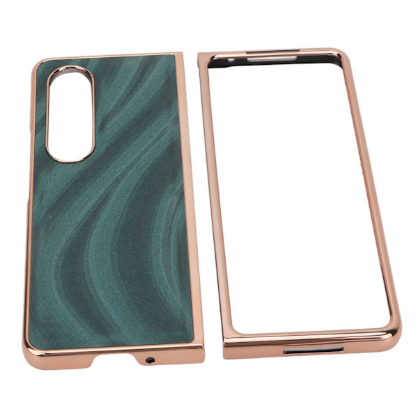 Phone case Nano galvanisering Repsäkert Galaxy Texture Folding Cover för Samsung Galaxy Z Fold 4 Grön