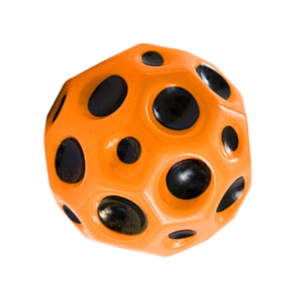 Elastisk studsande rymdboll förälder barn interaktiv hand-öga-koordination sportträning studsande skumboll 66mm orange
