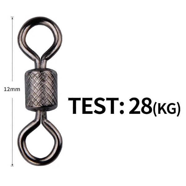 Fiskeri svirvel konnektor ring rullende rotator for sikkerhed Kana krog C