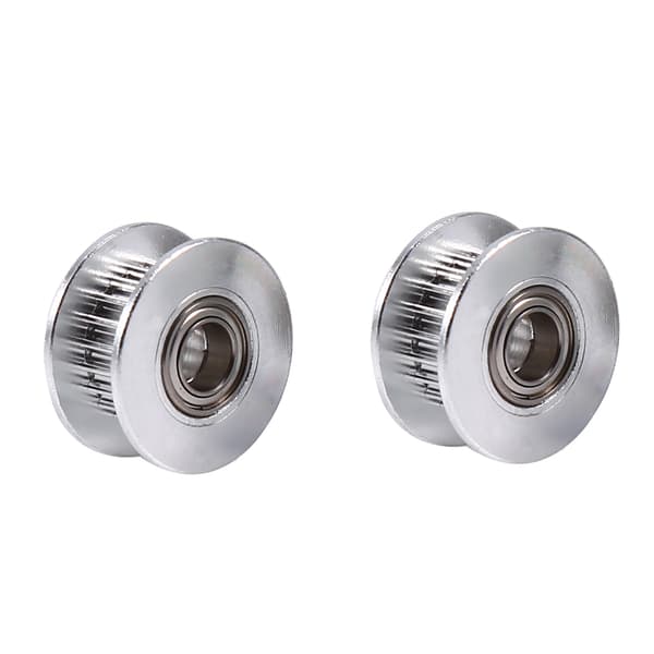 2st Aluminium 5mm Innerdiameter Kuggremshjul med Lager för 3D-skrivare