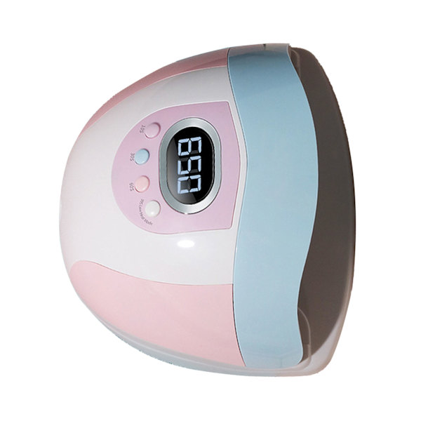 220W Nail Art Lampe Dobbelt Lyskilde Perle Digital Timing Manicure Quick Dry Polish Lim Light