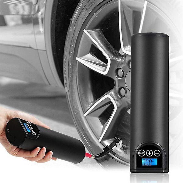 Mini Uppladdningsbar Pneumatisk Kompressor 150PSI / Min Digital Elektrisk Luftkompressor med LCD-Display