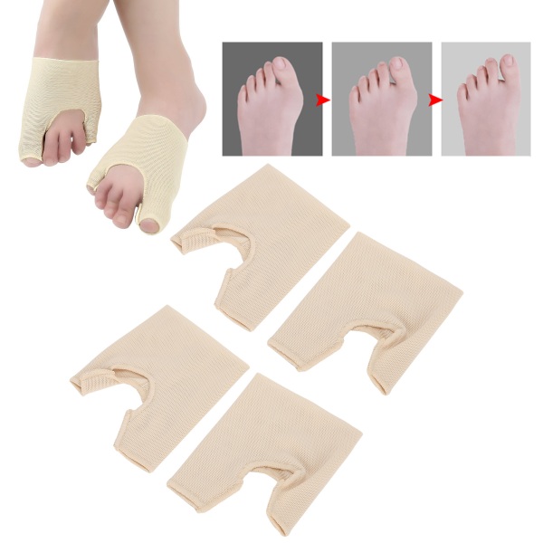 2 paria varpaiden erotin elastinen Hallux Valgus Corrector Bunion korjaus hihassa jalkahoito