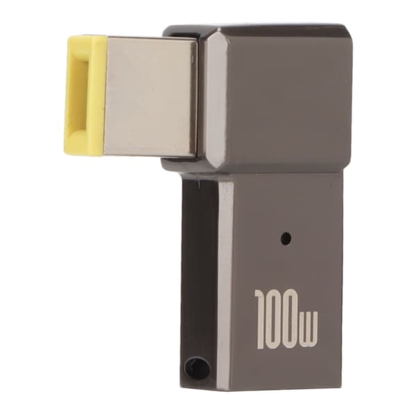USB C til Slim Tip-adapter 100W 5A bærbar USB C hunninngang til Slim Tip rektangel strøm PD ladekonverter for Lenovo