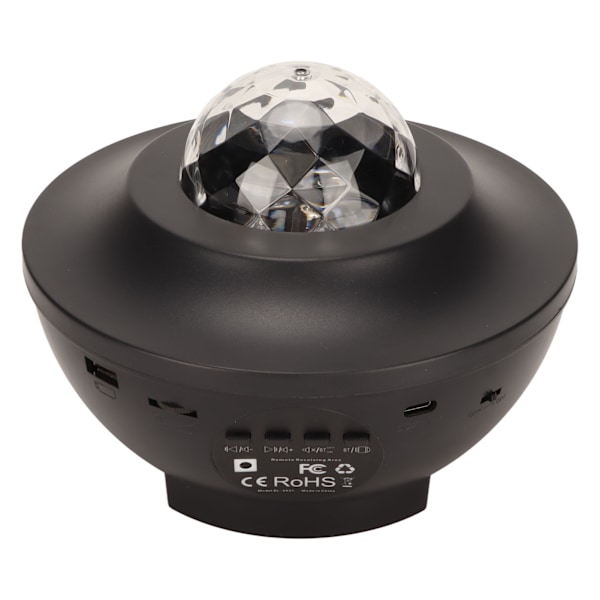 Sky Projektorlampa Färgglad 21 Lägen Fjärrkontroll LED Projektion Nattljus med Bluetooth Högtalare för Sovrum Fest