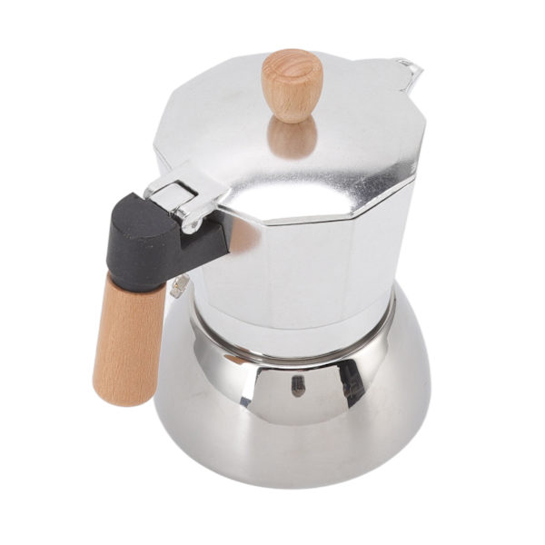Komfur Kaffemaskine Rustfrit Stål Cafetera Kaffekande Med Filterpapir Til Håndbrygget Moka 300ml