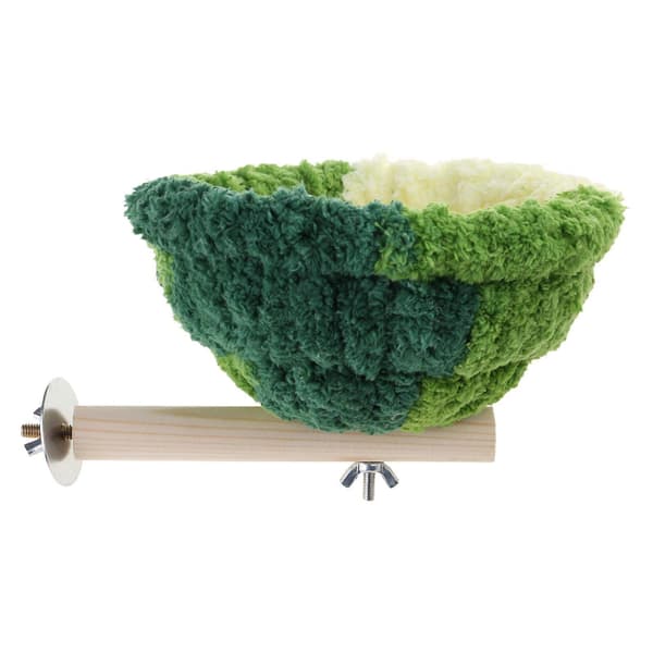 Bird Perch for Parrots, Plush Sleeping Bed, Nest, Tree House for Small Birds, Bird Screw, Fixed Perch, Bed, Bird Toy I