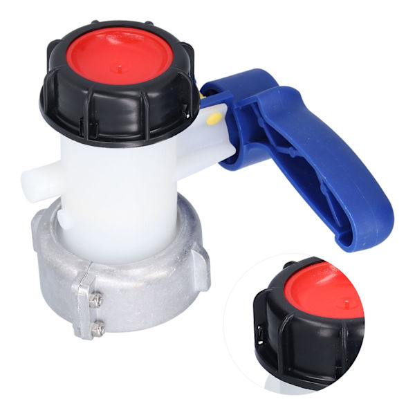 Sommerfuglventil Kran IBC Tank Vannadapter Utløpskontroll Kobling Erstatning DN50
