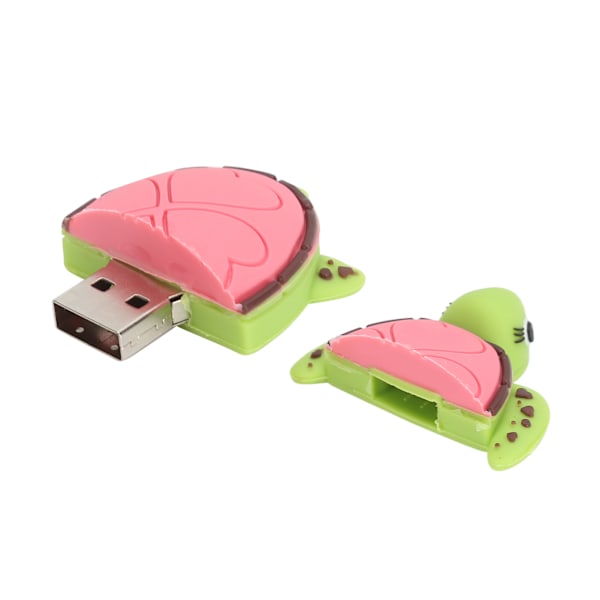 Tegneserieformet USB-flash-stasjon bærbar dataoverføring USB-pinne tilbehør 128 GB