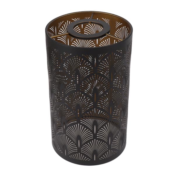 Modern Lampskärm Metall Cylindrisk Ihålig E27 E26 Lampskärm för Sovrum Vardagsrum