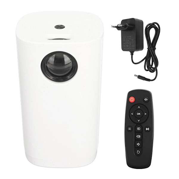Mini-kannettava projektori 1920x1080 tukee samaa näyttöä USB AUX-tuloliitäntä WiFi LCD-projektori Androidille IOS:lle 100-240V EU-pistoke