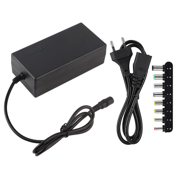 12-24V Justerbar Spänning 96W 7-stegs Strömbrytaradapter 100-240V EU