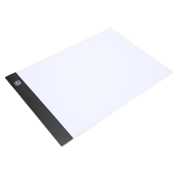 A4 Lysboks med 3 Nivåer Justerbar Lysstyrke Berøringssensor Jevn Belysning LED Lysplate for Skisse 2D Animasjon