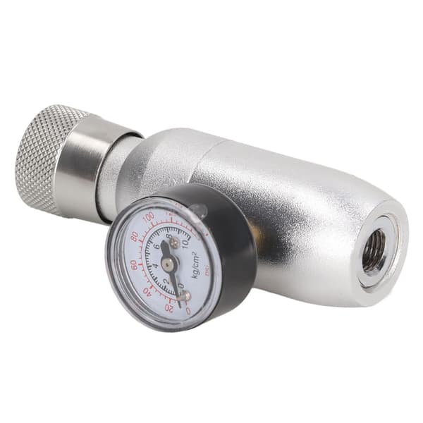 Rustfrit Stål Hjemmebryg Gasregulator Ølfad Trykregulator til Hjemmebrygget Vin