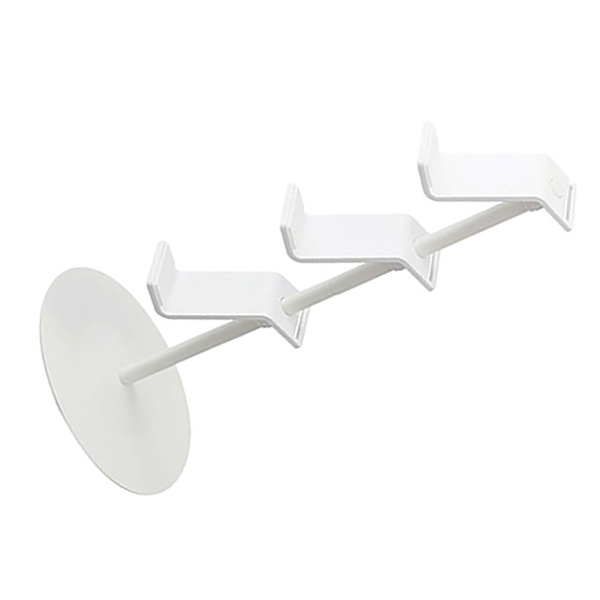 3-lags spillkontrollerholder for spillkonsoll, hullet hodetelefonholder, spillkonsollkontrollerholder, stativ, organisator for XBOX, hvit