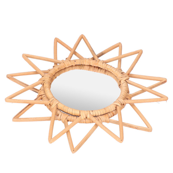 Rotting Innovativ kunstdekorasjon Makeup Mirror Retro Dressing Baderom Vegghengende MirrorStar