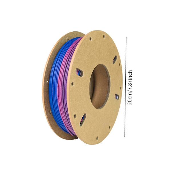 3D-skrivarfilamentpaket Noggrannhet +/- 0,02 mm 1 kg/rulle Utskriftsmaterial Blå Lila