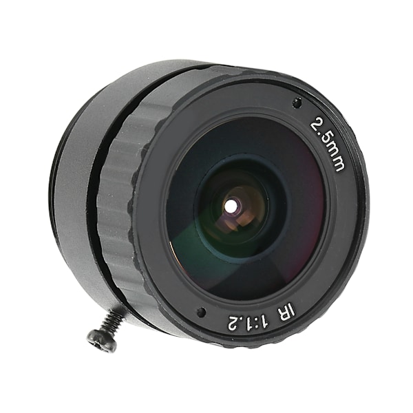CCTV fast objektiv 2,5 mm 3MP-fäste CS High Definition för kamera