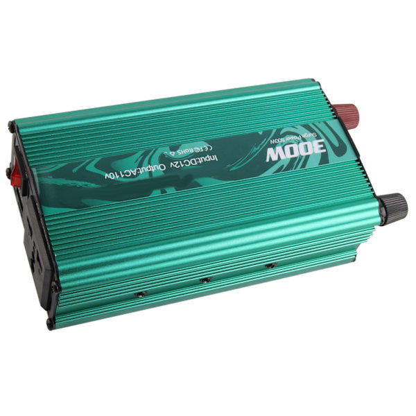 DC til AC konverter Aluminiumslegering Smart Reparation Sine Wave Power Invertere 300W 12V til 110V Vert
