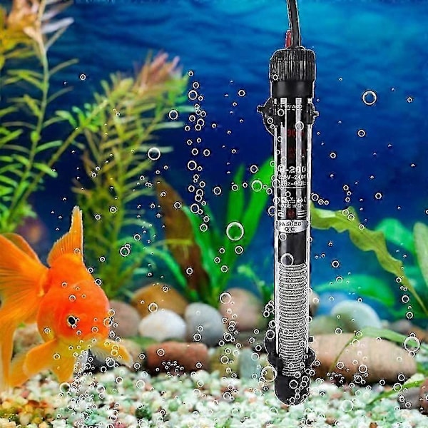 Akvarievärmare, 100W Glas Akvarium Nedsänkbar Värmare Automatisk Konstant Temperatur Värmestav Med Temperaturkontrollområde (EU-kontakt)