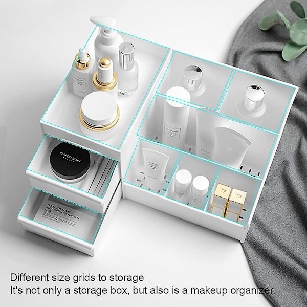 Makeup Organizer Skuffer - Hvid