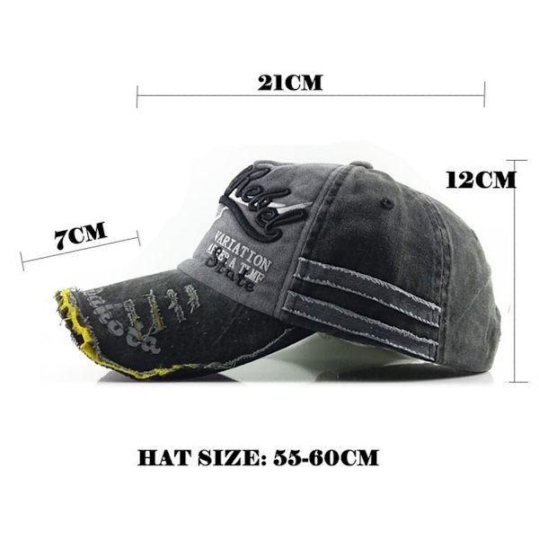 Klassinen tyyli baseball-lippis Retro Unisex Naiset Miehet Kirjailtu Puuvilla Baseball-lippis