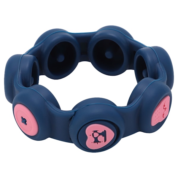 Bobbins förvaringsarmband design hållbar silikon bärbar snygg uppfinningsrik symaskin bobbinhållare blå