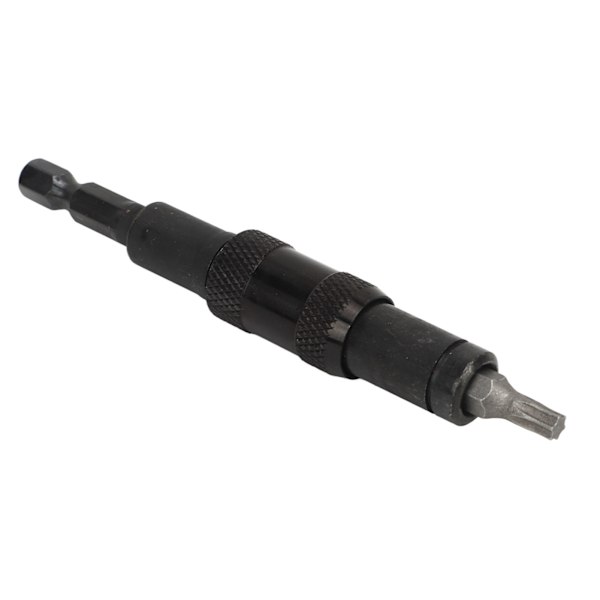 Mini Socketnøkkel Multi Angle 10 i 1 6,35 mm Hurtigutløser Skrutrekkersett med 10 Bor for Håndreparasjon DIY Verktøy Alle Svart